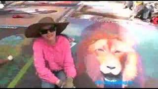 Alice Crittenden - 3D/anamorphic street painting screenshot 4