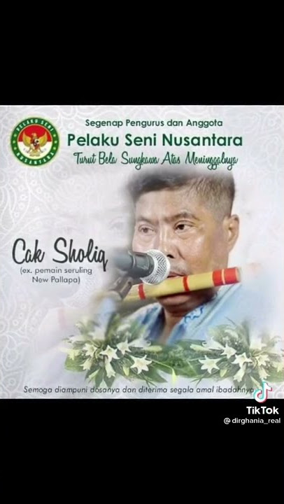 inilah meninggalnya cak sholik πππ