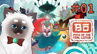 【ボウと月夜の碧い花 #01】かわいい妖怪の爽快アクション！【Vtuber】