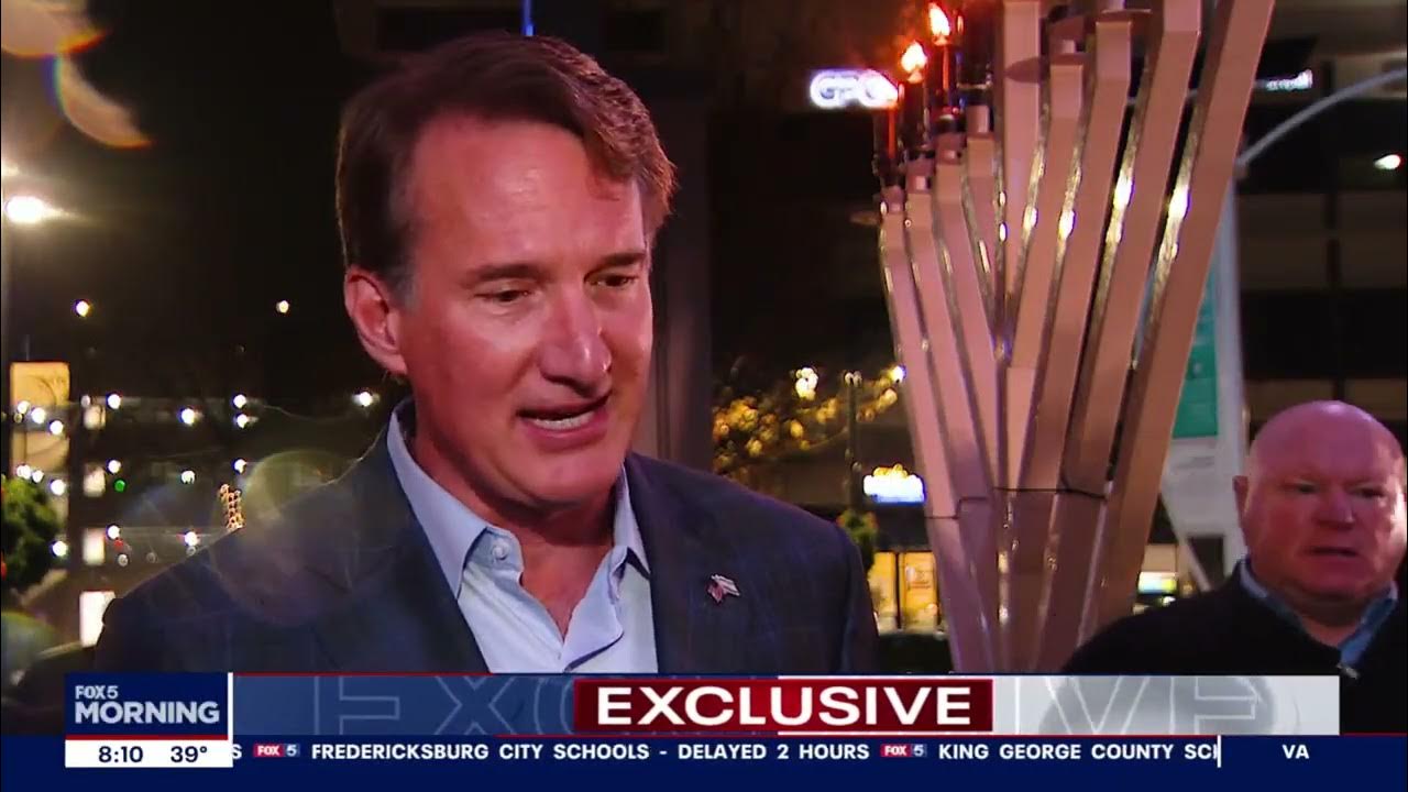 Governor Youngkin Attends Menorah Lighting YouTube