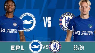 STERLIN IN! PALMER, MUDRYK OUT! CHELSEA PREDICTED LINEUP vs BRIGHTON IN THE EPL IN 4-5-1 FORMATION