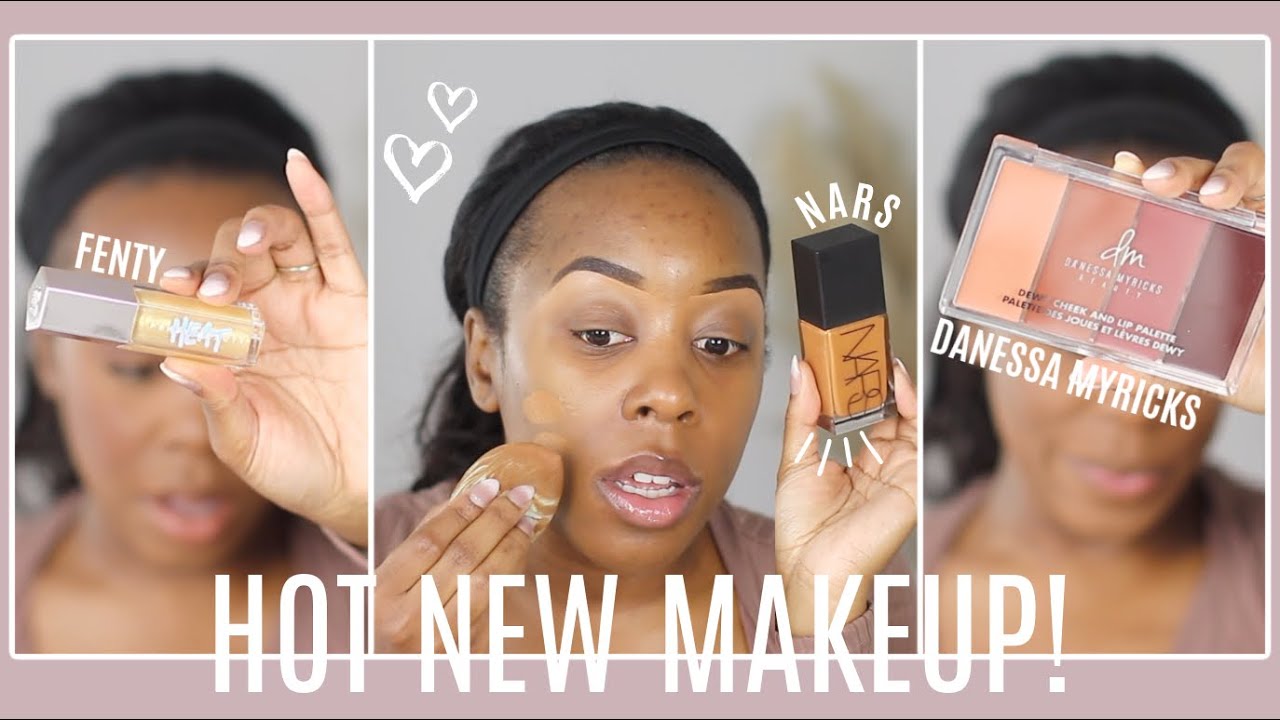 NARS LIGHT REFLECTING FOUNDATION TESTED + FENTY LEMON LAVA + DANESSA MYRICKS PALETTE | Andrea Renee