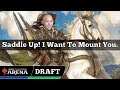 Saddle up i want to mount you  outlaws of thunder junction draft  mtg arena