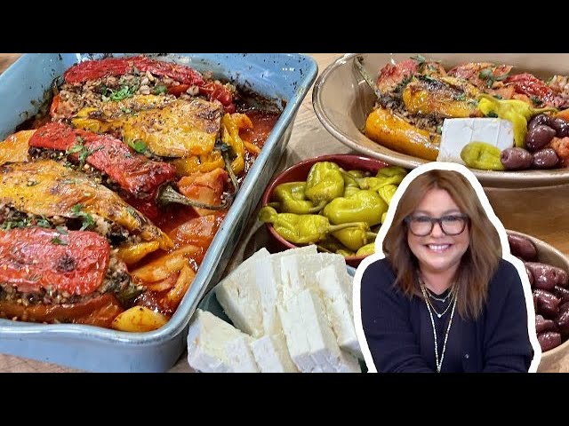 How to Make Greek Stuffed Peppers (Gemista) | Rachael Ray | Rachael Ray Show