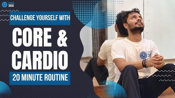 20-Minute Core & Cardio Challenge | Full Body Fat Burn & Strength Workout