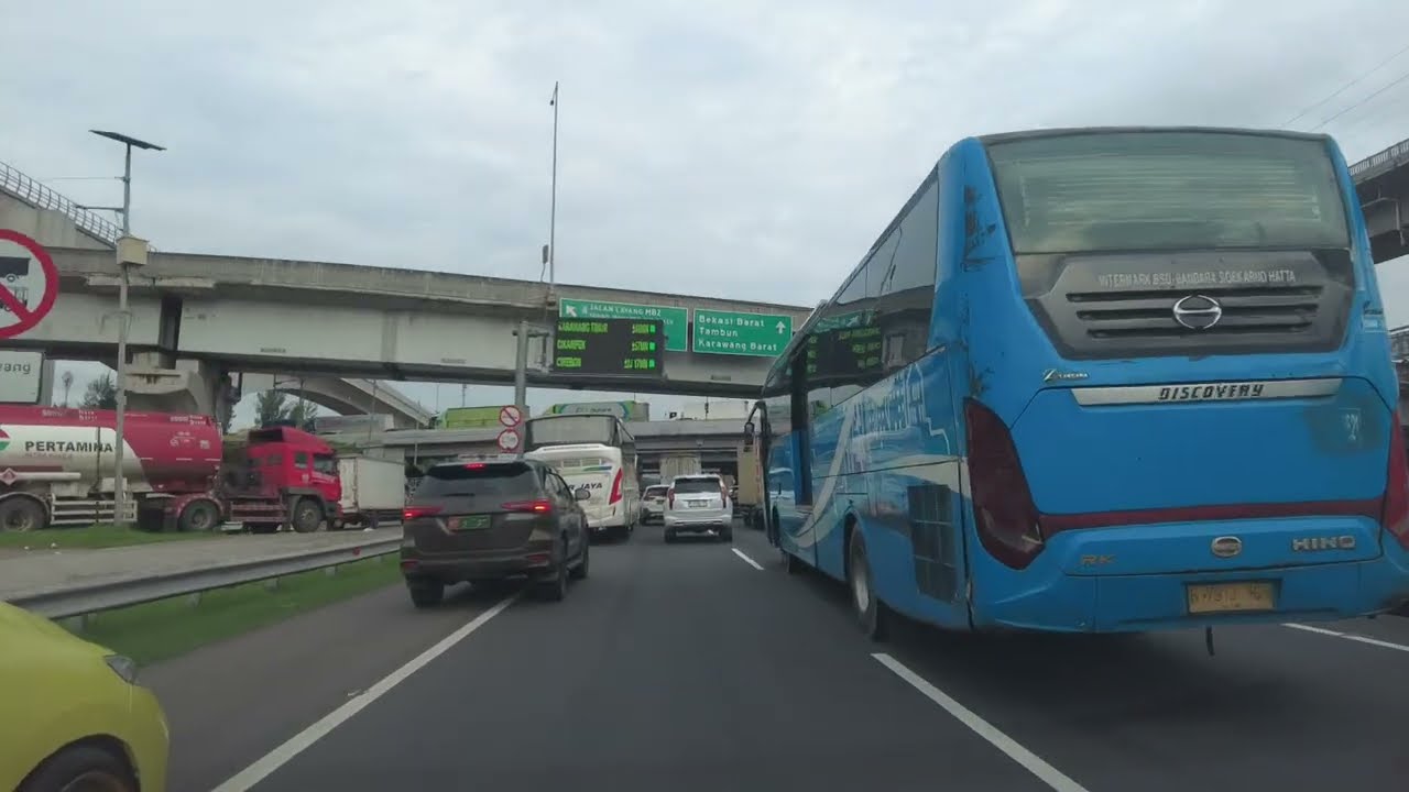 Driving from Cikunir to MBZ | Jakarta-Cikampek Evening Flow