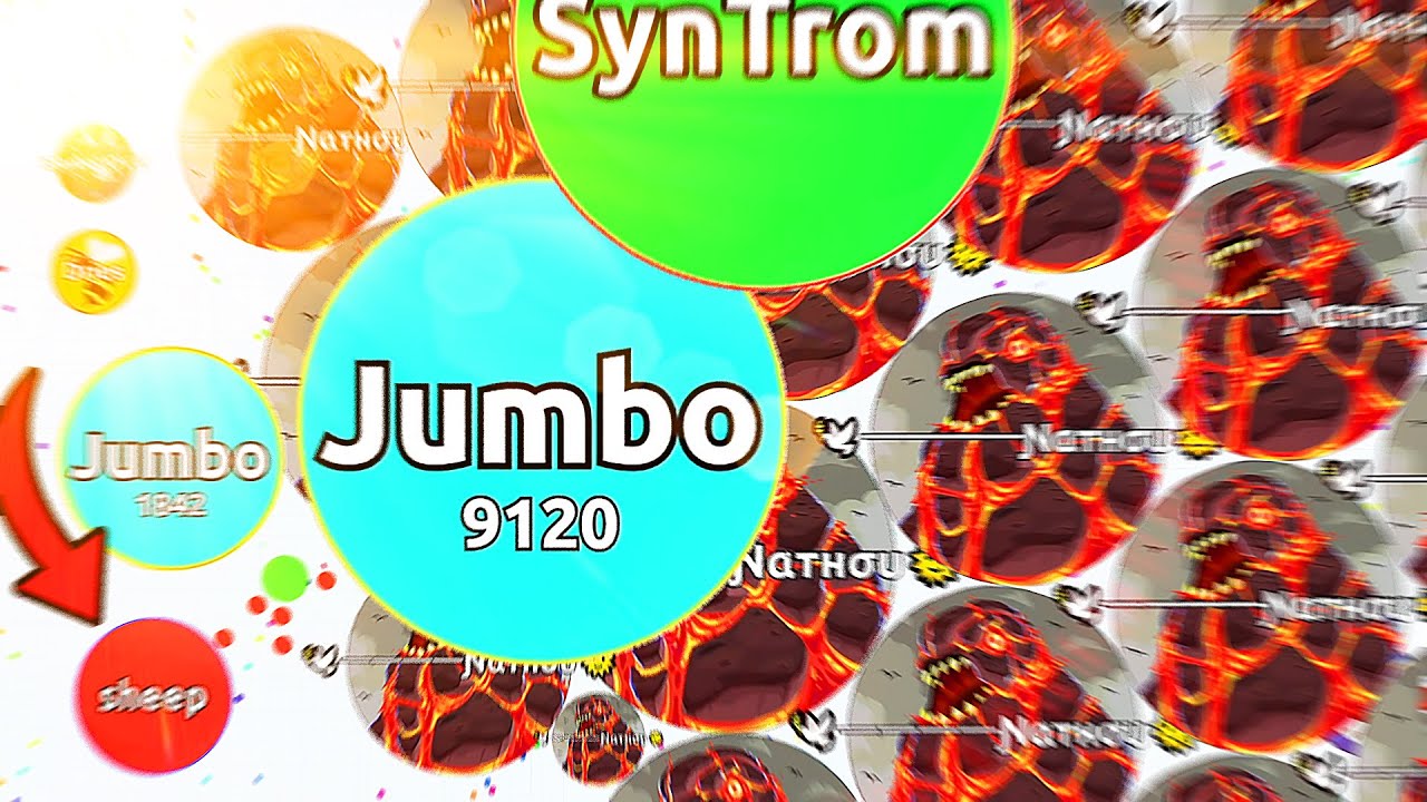 My BEST Agario Gameplay EVER Jumbo Solo Takeover