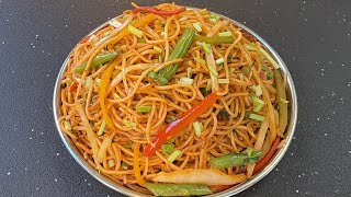 No Onion-Garlic Veg Chowmein Recipe बन पयज -लहसन वज चऊमन Jain Veg Hakka Chowmein Nirav