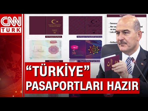 Türkiye'nin yerli ve milli 'E-Pasaport'u hazır! \