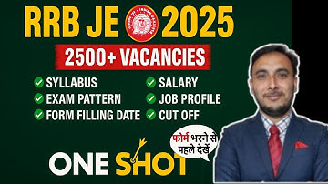 🎯RRB JE 2025 SYLLABUS || RRB JE 2025 EXAM PATTERN || RRB JE 2025 SELECTION PROCESS