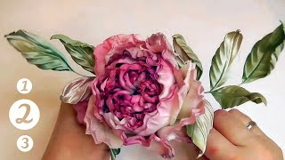 🌸 Tutorial: Silk Rose "Colette" DIY. Part 2: How to give volume to petals and leaves