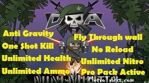 DOODLE ARMY : MINI MILITIA HACK TOOGLE MOD (WITHOUT ROOT)