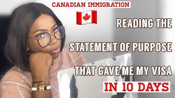Step by Step Process on how to write a Perfect Statement of Purpose SOP for Canadian🇨🇦 study Visa