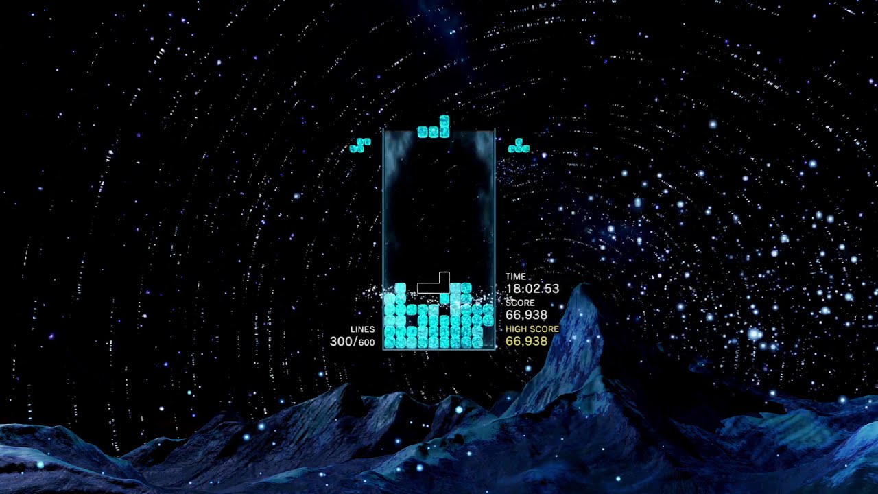 [PS4 Pro] Tetris® Effect - STARFALL (600 Lines) - YouTube
