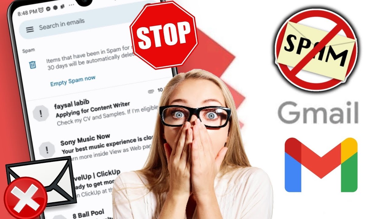 How To Delete Remove Spam Emails On Android Stop Spam Emails On