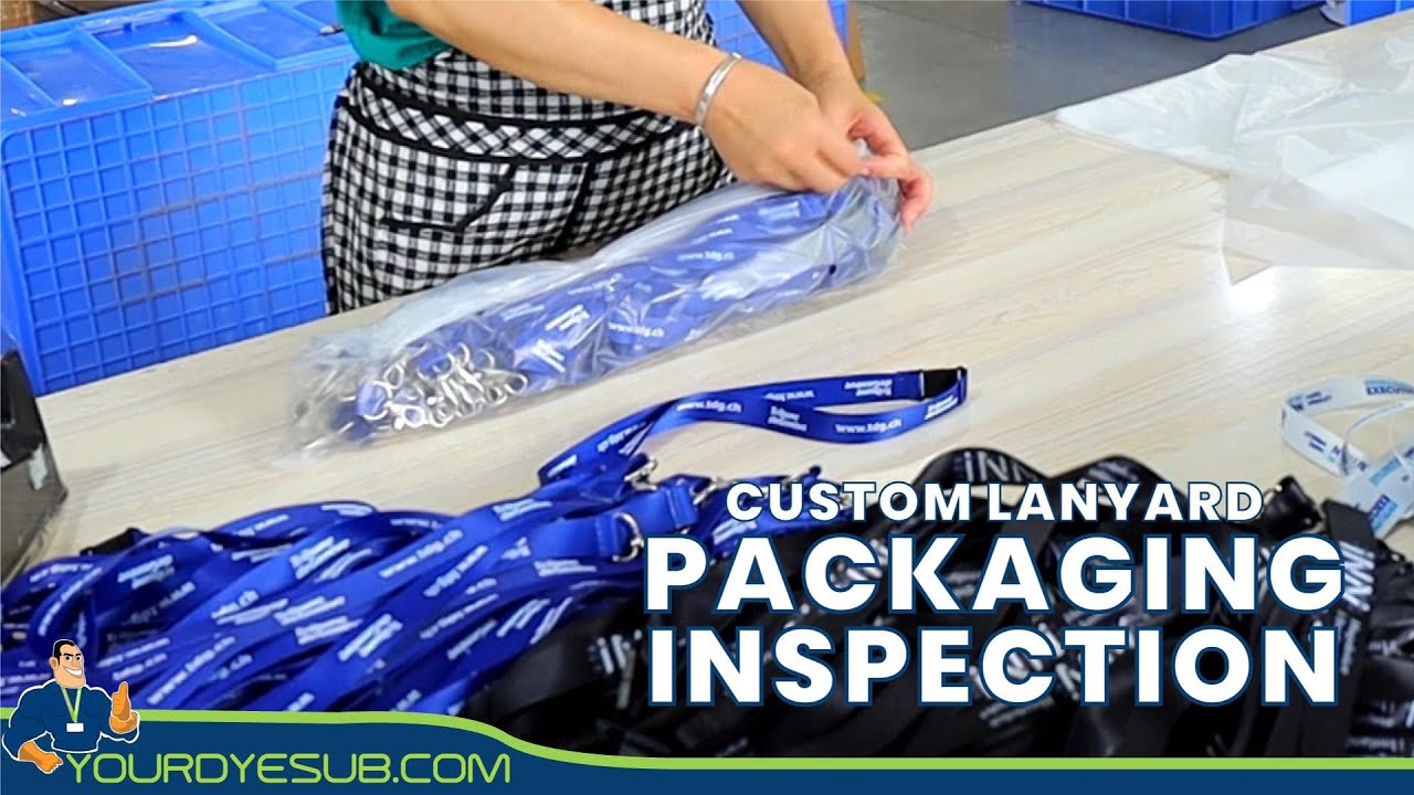 Custom Lanyard Packaging Inspection YouTube
