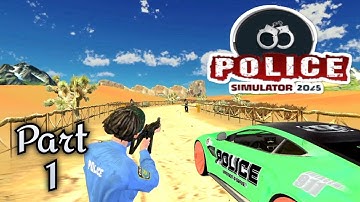 🚔 US Police Cop Car Simulator Walkthrough Part 1 | Mobile Gameplay (Android/iOS)