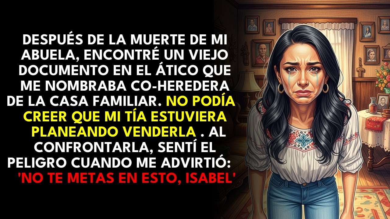 Tras la muerte de mi abuela, mi tía intenta despojarme de nuestro hogar… pero entonces…