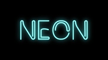 Simple Flickering Neon Sign Tutorial - After Effects