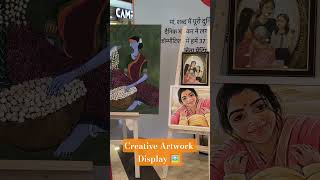 Stunning Artwork Display at Mall ✨🎨 | Art Lovers Must Watch #art