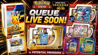 Pokemon Center Queue LIVE Soon 30th Bundles Dropping