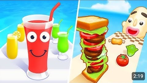 Sandwich Runner | Juice Run - All Level Gameplay Android, iOS - NEW APK MEGA UPDATE
