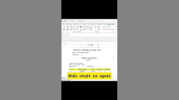 Cách tạo Logo chìm trong Excel #excel #word #tinhocvanphong #sachtinhoc #shorts #youtubeshorts