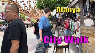 4k 🇹🇷 Alanya Walking Tour | Alanya Antalya Turkey May 2024 | Turkey Travel