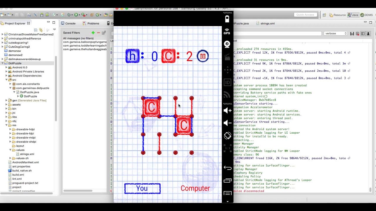Dots Puzzle - Source Code By Sell My Source Code. - YouTube