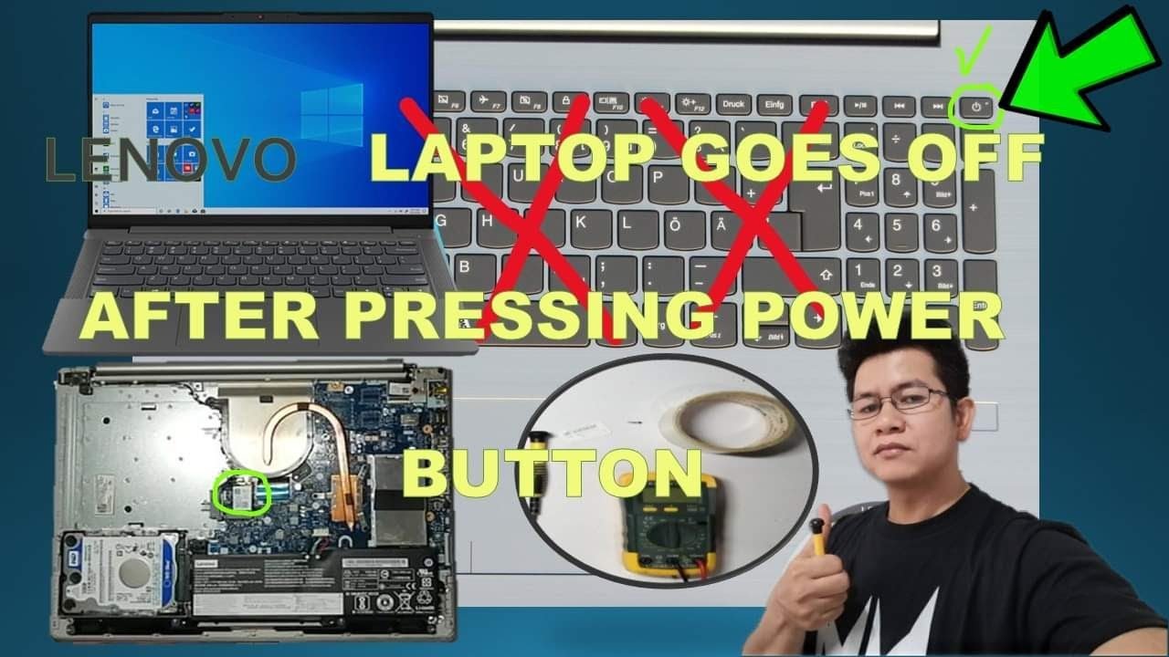HOW TO FIX LENOVO IDEAPAD 320-15IKB NO POWER PROBLEM | DIY TUTORIAL ...