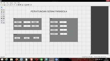 Laporan 4. Perhitungan gerak parabola di matlab