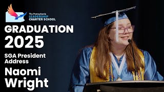 PALCS Graduation 2025: SGA President Address - Naomi Wright