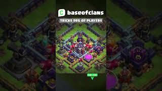 BEST TH15 RANKED BASE with Crafted Defense 2026! Anti Giant Arrow + Rocket Backpack #shorts