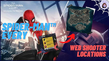 [EN] *Spider-Man™ All Web Shooters Location* || ERANGEL MAP || In BGMI & PUBG MOBILE