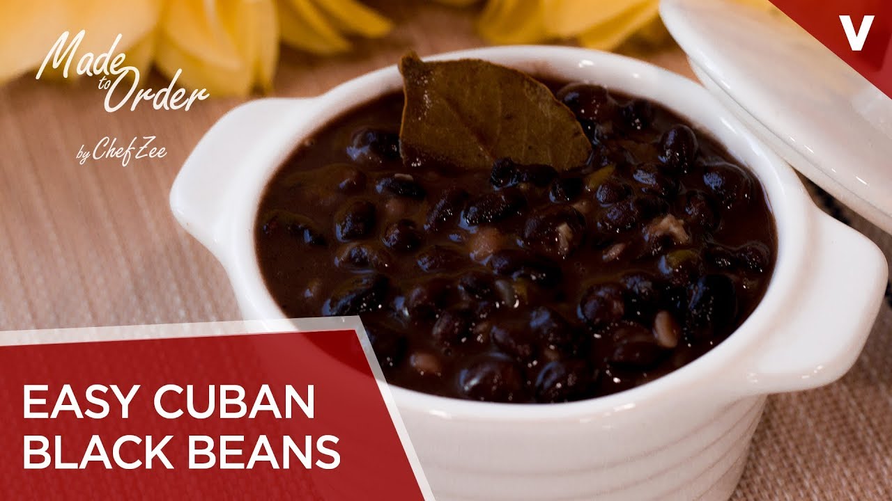 Download Easy Cuban Black Beans | Frijoles Negro Cubanos | Cuban Recipes | Made To Order | Chef Zee Cooks