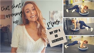 OPENING UP/CHIT CHAT | FAVORITE AB EXERCISES | LAUREN FINDLEY
