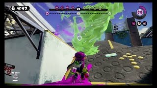 Splatoon: Good moves and bad in Rainmaker (10-8, Zink Mini Splatling)