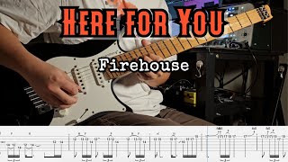 [TAB] Firehouse - Here for You (Guitar Solo Cover with Tabs)