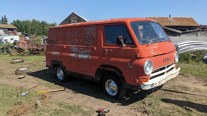 Dodge A100 170 ci Slant 6 first start in 35 years