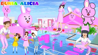 Yuta Ketemu Kapal Cooky Raksasa 😱Buka Penginapan Di Rumah Sakura Kumpul Barang Warna Pink💖🤩| Sakura