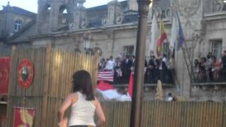 Celebración del Club Deportivo Lugo en la Plaza de España (Lugo 2012)