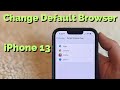 How to Change Default Browser on iPhone 13 - Step by Step Tutorial image