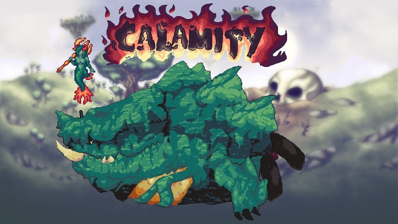 Карта со всеми вещами в террарии каламити мод