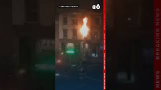 Crews battle overnight fire, good Samaritan helps family after escaping