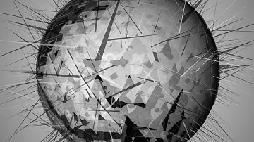 4K B&W Geometric 3D Sphere #MotionGraphics #VJLOOP #AAVFX 4