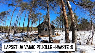 PILKKIRETKI HAILUODON SUNIJÄRVELLE - POJAT JA VAIMO MUKANA