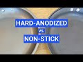 Hardanodized vs nonstick cookware the real difference