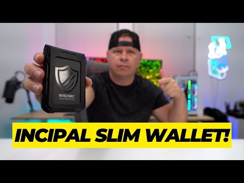 INCIPAL RFID Blocking Slim Leather Metal Minimalist Wallet Review