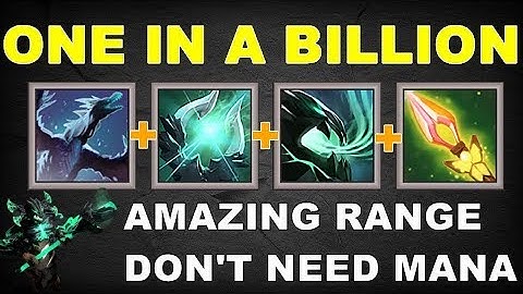 One in a Billion Build Double Pure DMG with Amazing Range  | Dota 2 Ability Draft