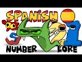 Number Lore in Spanish 5, 4, 3 , 2, 1 &amp; more